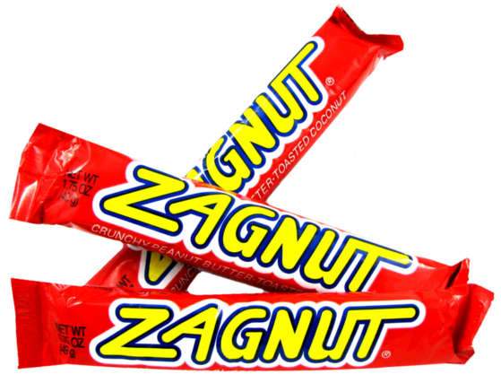 Zagnut Candy Bar